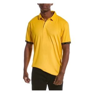 ★ NWOT J. Lindeberg Men's GUY GMJT06477 Regular Fit Golf Polo - Yellow ★